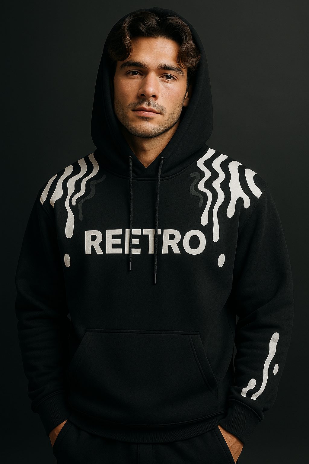 REETRO “Being Normal Must Suck” Oversized Hoodie – Black premium Streetwear Hoodie